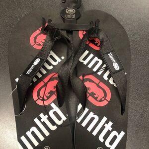 Ecko Flip Flops Mens 13 Black